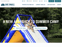 Tablet Screenshot of camppinnacle.com